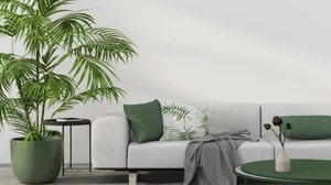 A proposta do tropical chic é equilibrar sofisticação e descontração, além de valorizar estampas inspiradas na fauna e flora tropical (Imagem: J. Zhuk | Shutterstock)