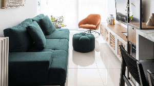 O tipo de tecido faz grande diferença na decoração (Projeto: Escritório Elisa Maretti | Imagem: Manuel Sá)