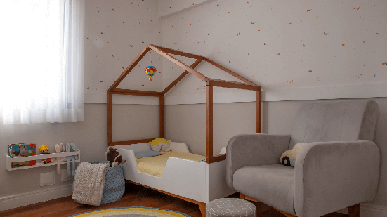Planejamento ajuda a transformar a casa em um espaço seguro e funcional para receber o bebê (Projeto BMA Studio | Imagem: Luis Gomes)