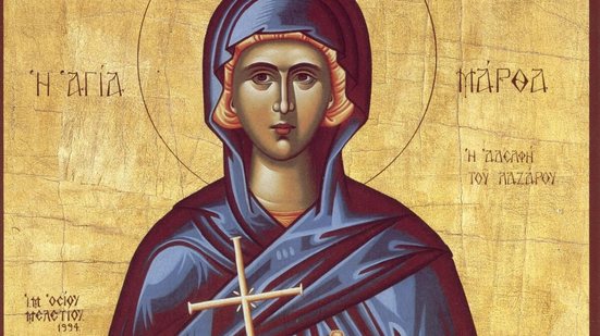 Santa Marta é a padroeira da hospitalidade, conhecida por sua devoção a Jesus e exemplo de serviço ao próximo (Imagem: hramikona | Shutterstock)