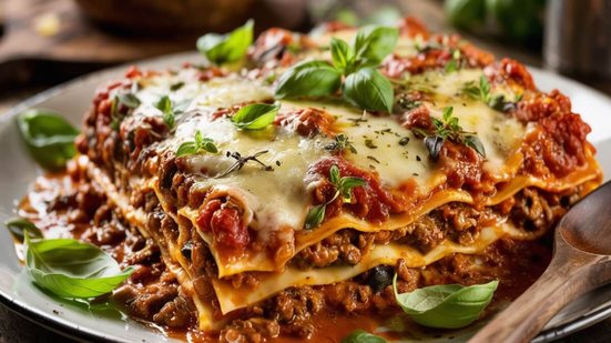 Lasanha com molho à bolonhesa (Imagem: Sophie_Marie | Shutterstock)