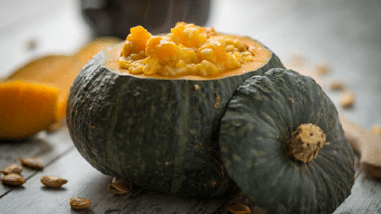 Risoto de abóbora-japonesa (Imagem: Valerio Pardi | Shutterstock)