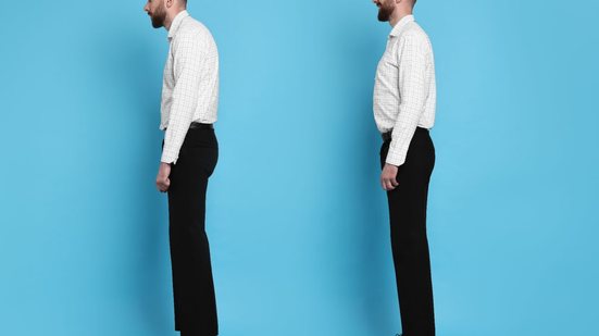 Ter uma boa postura é fundamental para o bom funcionamento do corpo (Imagem: New Africa | Shutterstock)