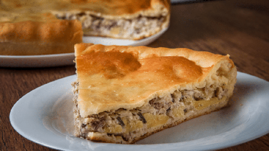 Torta proteica de carne moída com alho-poró (Imagem: 3DMart | Shutterstock)