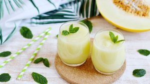Vitamina de melão e hortelã (Imagem: Milenie | Shutterstock)