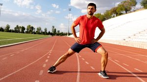 O alongamento é essencial para preparar o corpo para a corrida (Imagem: fatir29 | Shutterstock)