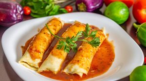 Panqueca recheada com proteína de soja (Imagem: NahMattos | Shutterstock)