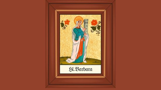 Santa Bárbara é considerada a protetora contra raios e trovões (Imagem: Clemens Birsak | Shutterstock)