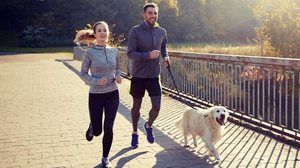 Praticar atividade física com o cachorro melhora a qualidade de vida do animal e fortalece o vínculo com o tutor (Imagem: Ground Picture | Shutterstock)