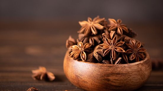 O anis-estrelado é conhecido pelo seu uso culinário e medicinal (Imagem: Gagarova Olga | Shutterstock)