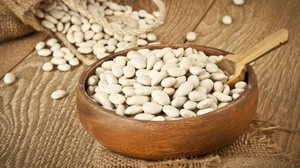 O feijão-branco é uma excelente fonte de proteína vegetal (Imagem: gorkem demir | Shutterstock)