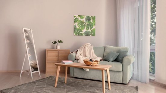 A decoração escandinava é marcada por cores claras (Imagem: Pixel-Shot | Shutterstock)