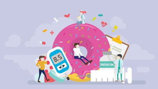 O diagnóstico precoce do diabetes e o acompanhamento médico são fundamentais para a prevenção de complicações (Imagem: Zigzigzig | Shutterstock)