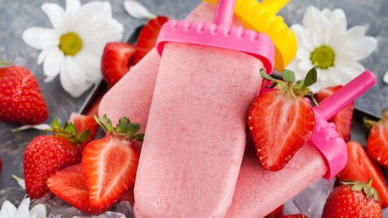 Picolé de morango (Imagem: Katty S | Shutterstock)