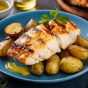 Bacalhau assado com batata (Imagem: Food Fantasy | Shutterstock)