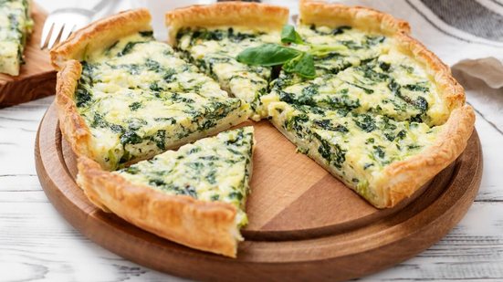 Quiche de espinafre (Imagem: nelea33 | Shutterstock)