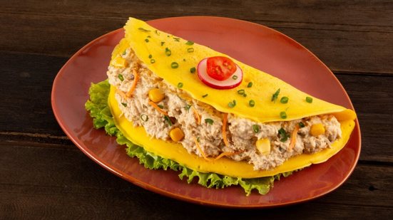 Crepioca de frango (Imagem: Best Food Photos | Shutterstock)