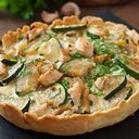 Quiche de frango com abobrinha (Imagem: Timolina | Shutterstock)
