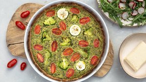 Quiche de tofu com brócolis (Imagem: MagdaZarebska | Shutterstock)