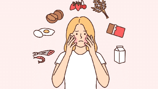A alergia alimentar em adultos pode ser causada por diferentes fatores (Imagem: Alphavector | Shutterstock)