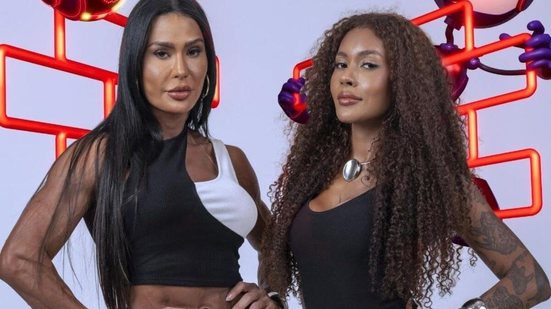 Gracyanne Barbosa e Giovanna compartilham trajetórias diferentes, mas gostos semelhantes (Imagem: Reprodução digital | Rede Globo)