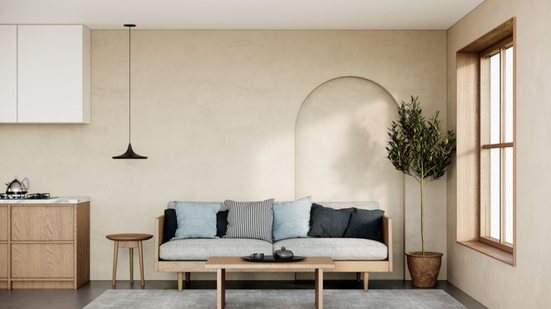 A decoração minimalista combina com o verão (Imagem: CREATIVE WONDER | Shutterstock)