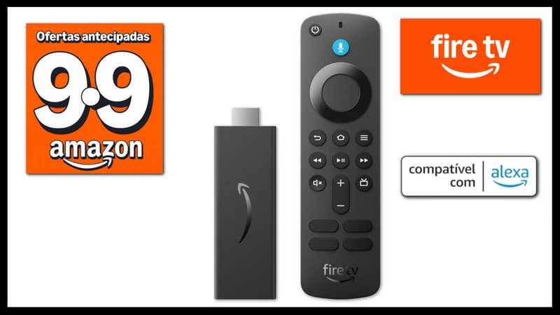 Esquenta 9.9 Amazon: 48% de desconto no Fire TV Stick HD