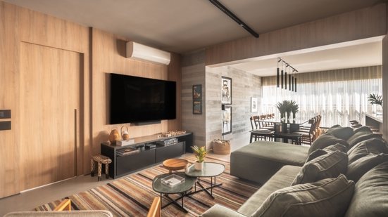 Uma casa confortável e acolhedora nasce da combinação entre funcionalidade, identidade e bem-estar dos moradores (Projeto: Dantas & Passos Arquitetura | Imagem: Henrique Ribeiro)