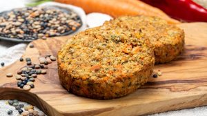 Hambúrguer de lentilha (Imagem: barmalini | Shutterstock)