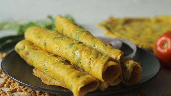 Panqueca de lentilha vermelha (Imagem: Trending Now | Shutterstock)