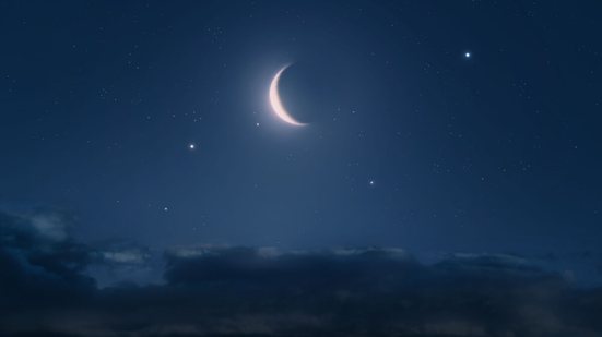 A Lua entrou na sua fase Crescente na quarta-feira  (Imagem: Nazarii_Neshcherenskyi | Shutterstock)