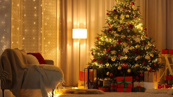 Com planejamento e opções alternativas é possível iluminar a casa para o Natal e economizar energia (Imagem: New Africa | Shutterstock)