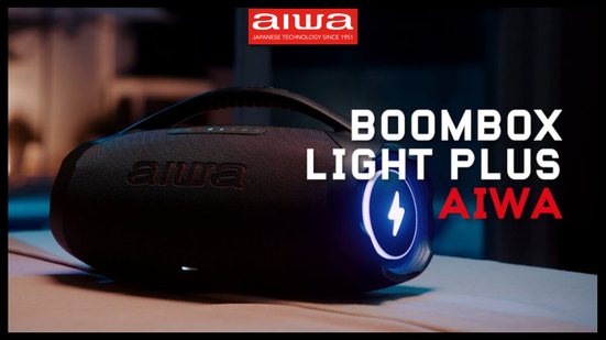 Aiwa Boombox Ligth Plus - Divulgação