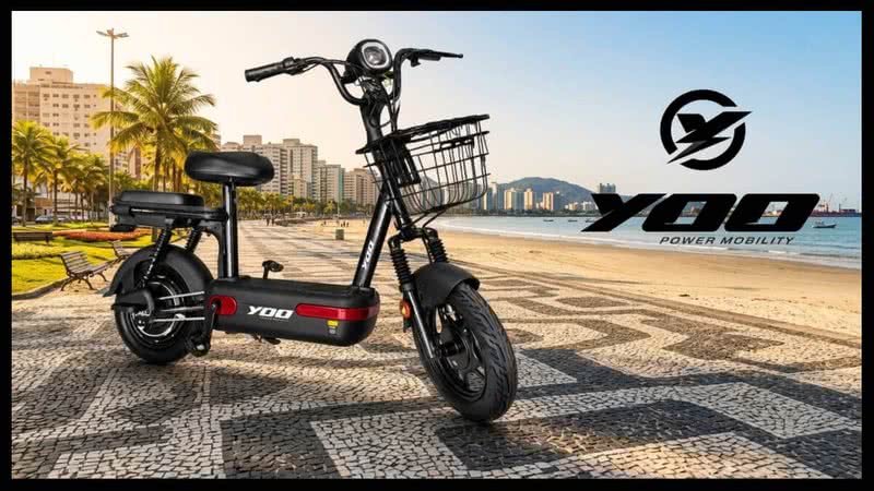 Oferta Relâmpago: bicicleta elétrica Yoo Mobility com 43% de desconto