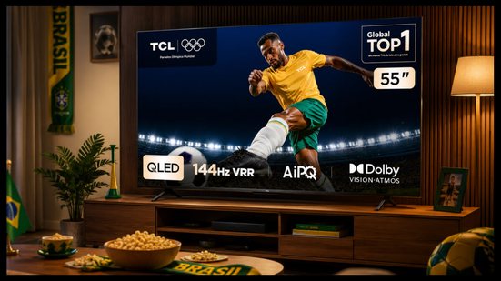 Smart TV QLED TCL - Divulgação