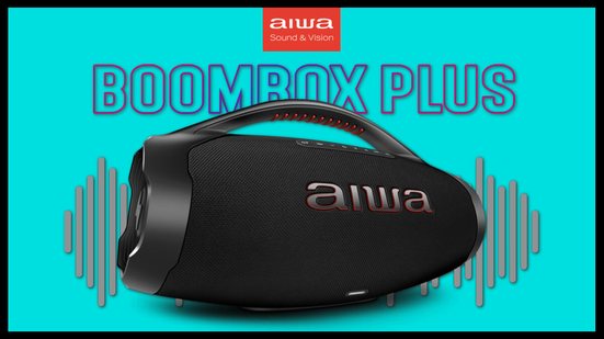 Boombox Plus Aiwa - Divulgação