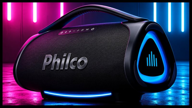 Ofertas do dia: desconto de 50% na caixa Boombox Extreme da Philco