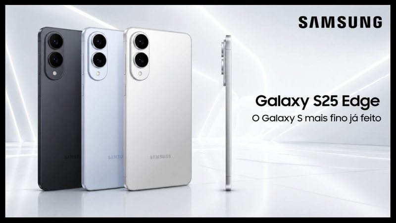 Ofertas do dia: Galaxy S25 Edge da Samsung com desconto de 54%