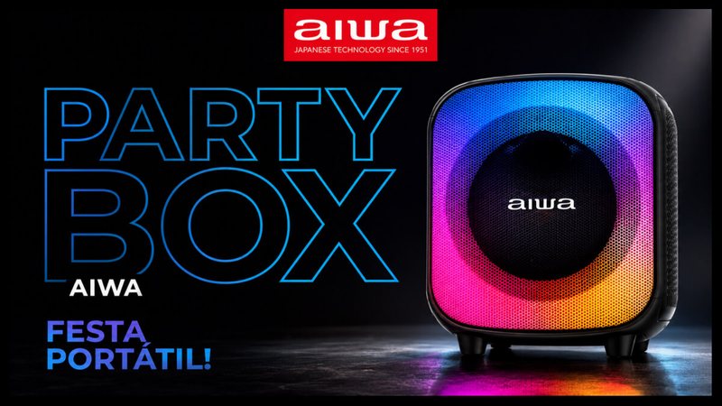 Ofertas do dia: super desconto de 45% na caixa Partybox da AIWA