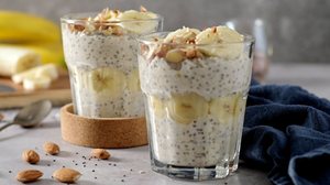 Pudim de chia com banana (Imagem: homydesign | Shutterstock)
