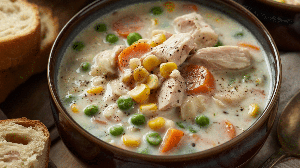 Sopa de frango com legumes (Imagem: Laura Wagner Goods | Shutterstock)