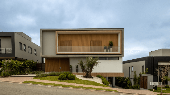 Ao construir do zero, o terreno inclinado deixa de ser um problema e passa a guiar as melhores soluções do projeto (Projeto: Meneghisso & Pasquotto Arquitetura  | Imagem: JP Image)