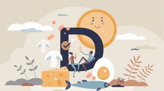 A vitamina D é essencial para a saúde das crianças (Imagem: VectorMine |  Shutterstock)