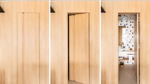 As portas mimetizadas criam espaços mais funcionais e harmônicos (Projeto: BMA Studio | Imagens: Guilherme Pucci)