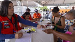A base está montada no campo do Bom Parto e vai funcionar de segunda a sexta, das 8h às 20h | Foto: Alisson Frazão / Secom Maceió