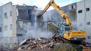 Demolição dos prédios do Jardim Acácia, no Pinheiro | Pei Fon/ Secom Maceió