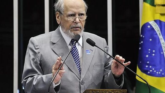 Sepúlveda Pertence, em imagem de 2015, no plenário do Senado | Geraldo Magela / Agência Senado