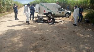 Corpo foi encontrado em estrada vicinal | Cortesia / TV Pajuçara