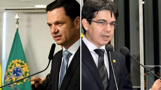 Randolfe (dir.) quer que Anderson Torres explique afirmações de supostos desvios de governadores | Isaac Amorim/MJSP; Reprodução