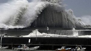 O Tufão Jebi | Kyodo News/Reprodução